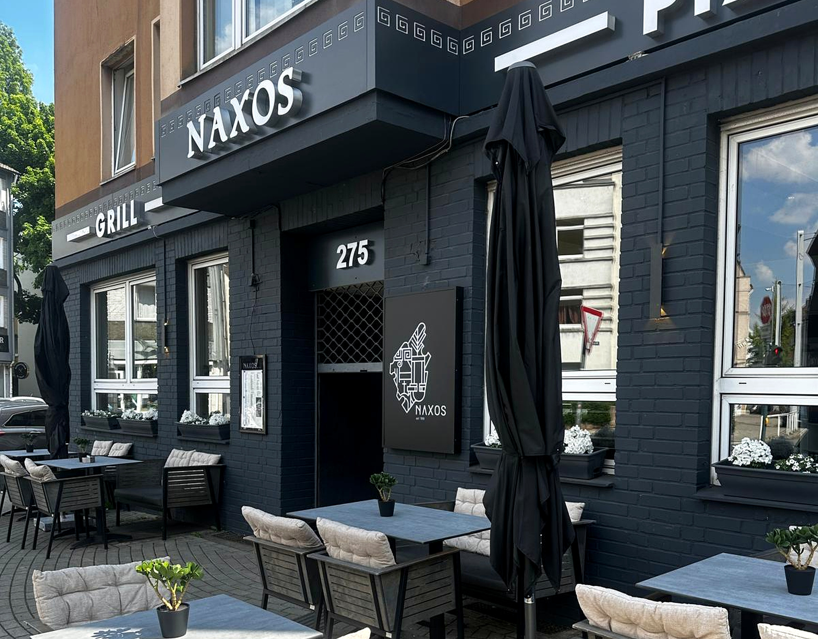 Naxos Essen Instagram Beitrag Außenbereich